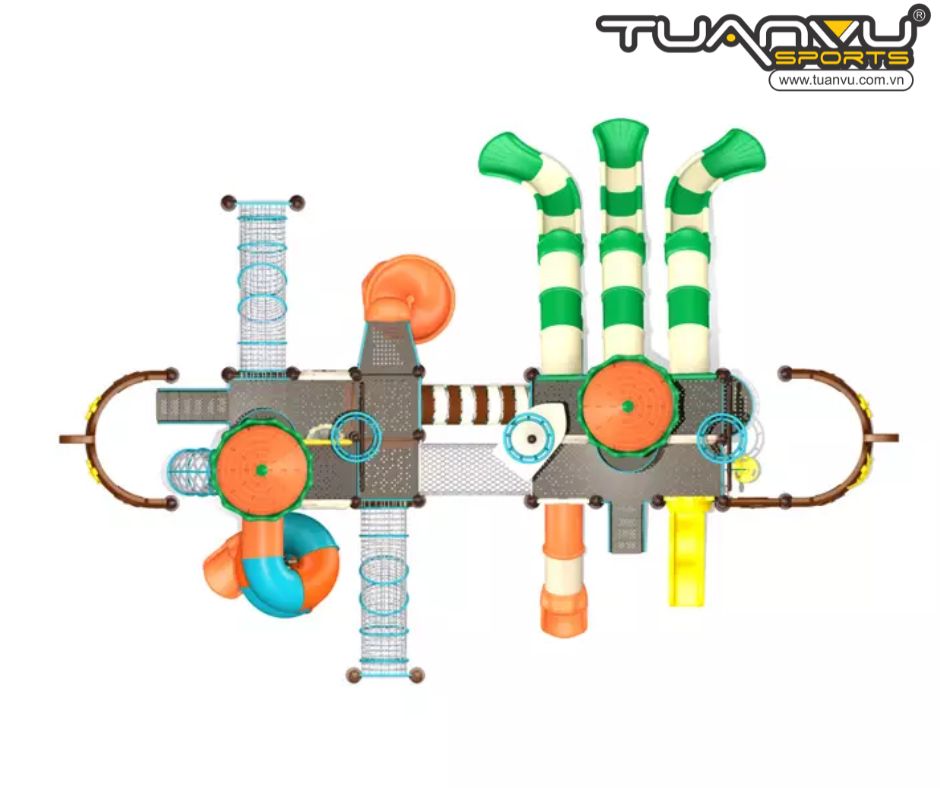 Sân chơi ngoài trời tàu cướp biển KP-HD1211