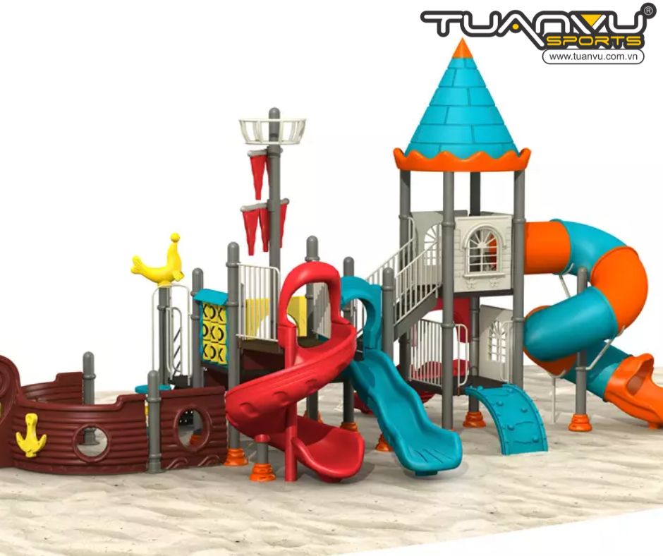 Sân chơi ngoài trời tàu cướp biển KP-HD1227