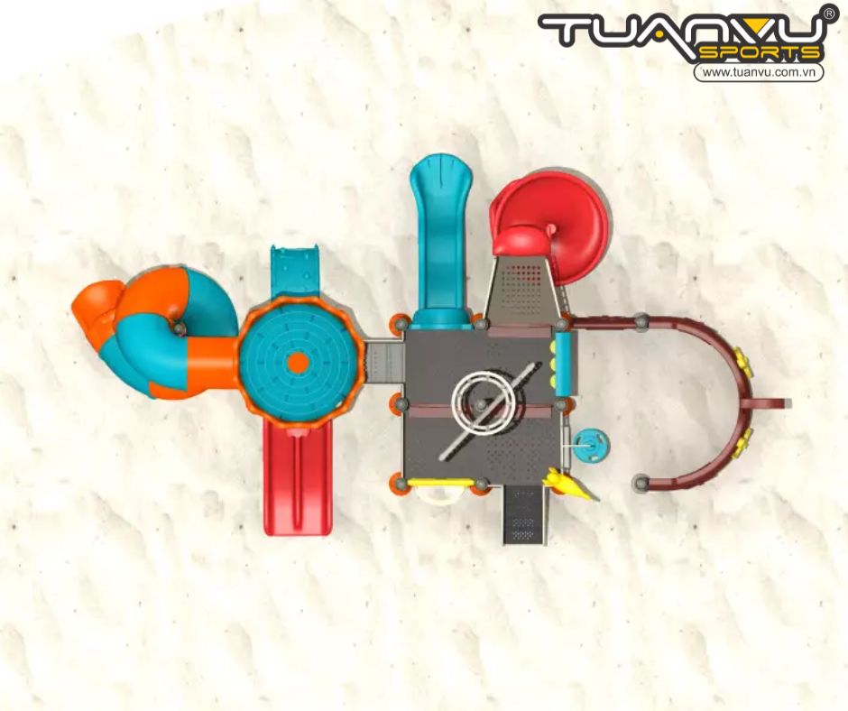 Sân chơi ngoài trời tàu cướp biển KP-HD1227