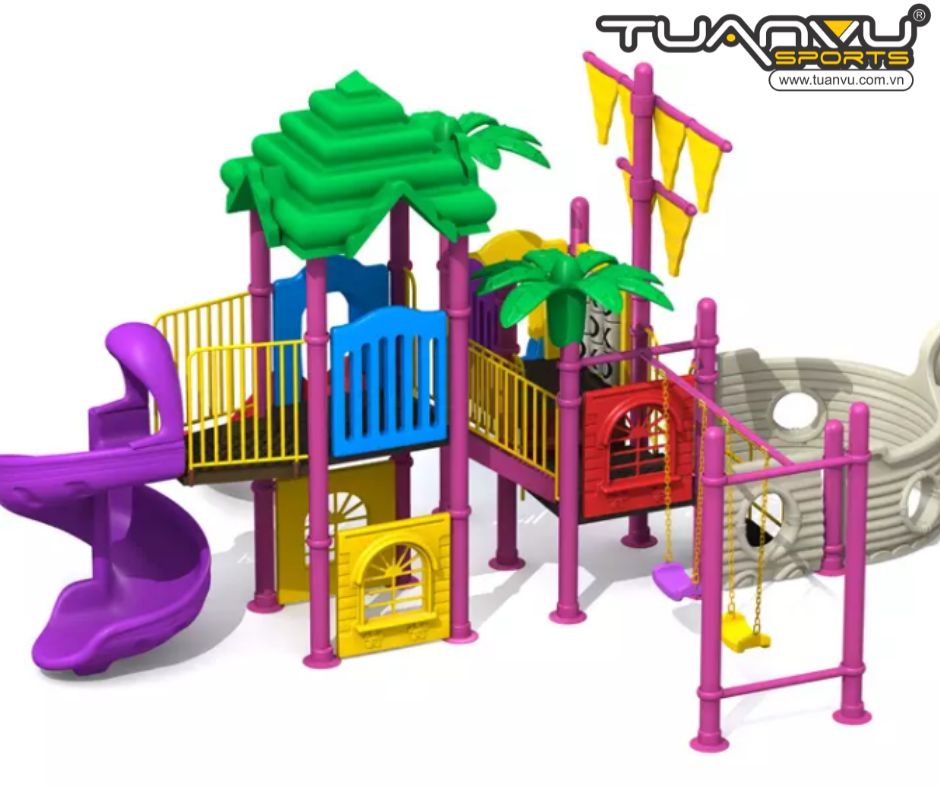 Sân chơi ngoài trời tàu cướp biển KP-HD1235