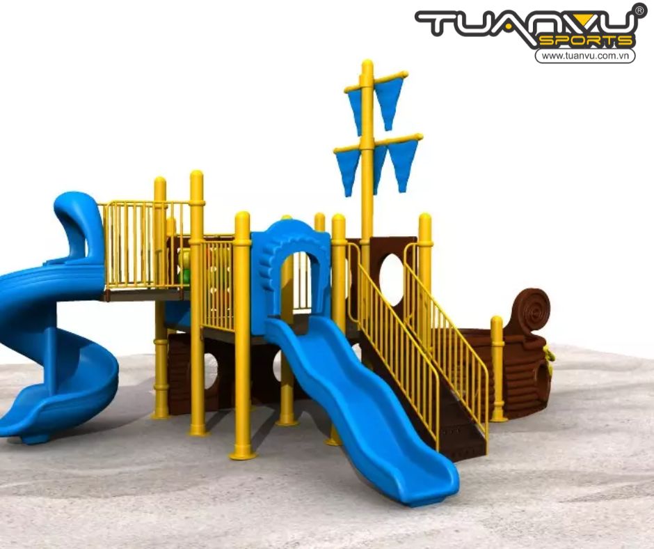 Sân chơi ngoài trời tàu cướp biển KP-HD125
