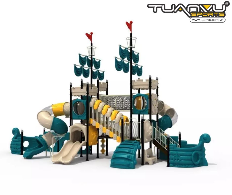 Sân chơi ngoài trời tàu cướp biển KP-HD1256