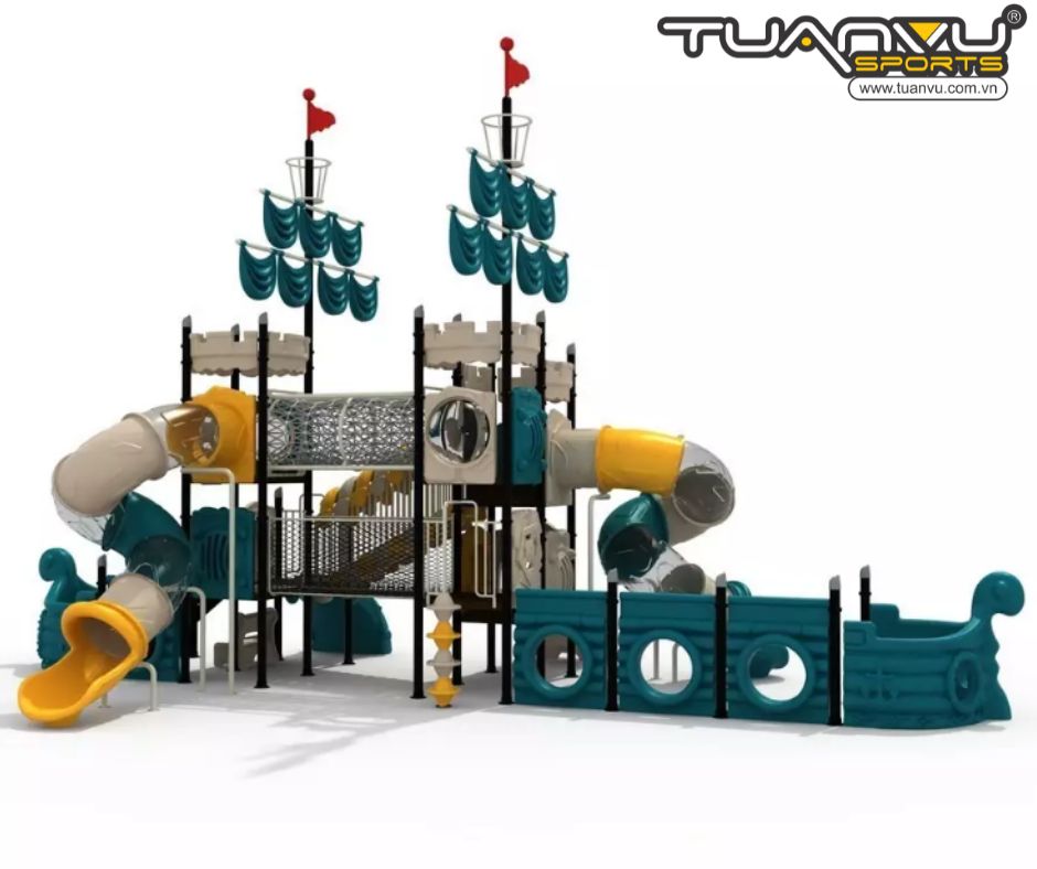 Sân chơi ngoài trời tàu cướp biển KP-HD1256