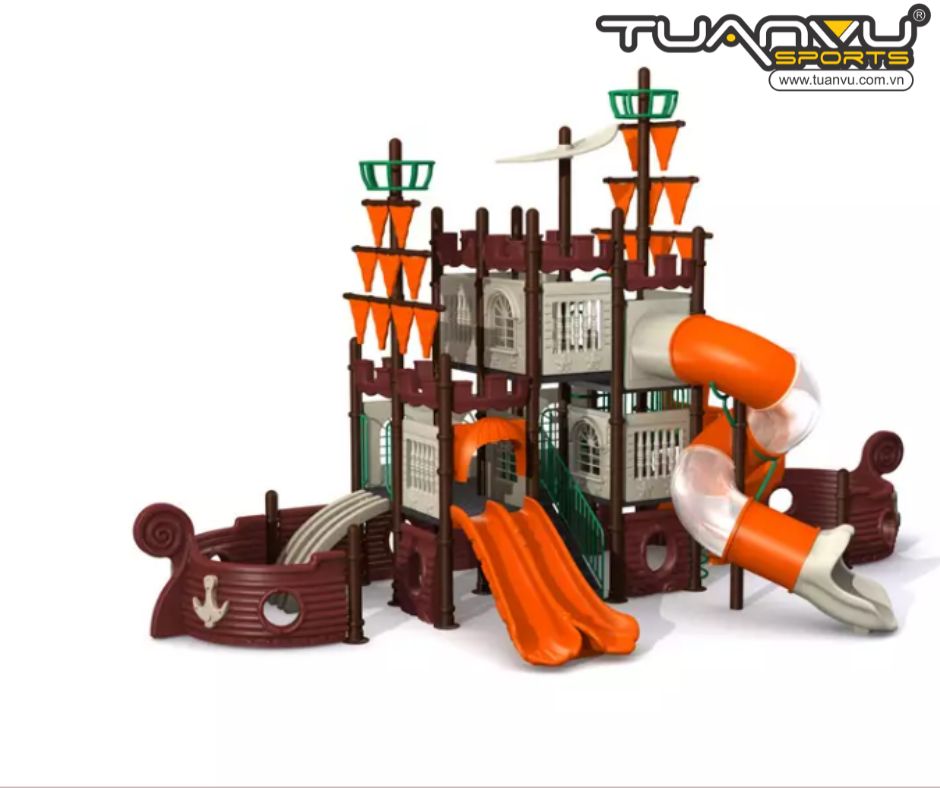 Sân chơi ngoài trời tàu cướp biển KP-HD1354