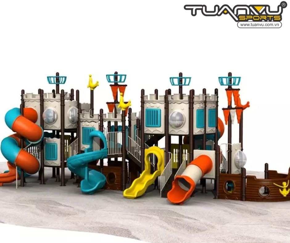 Sân chơi ngoài trời tàu cướp biển KP-HD143