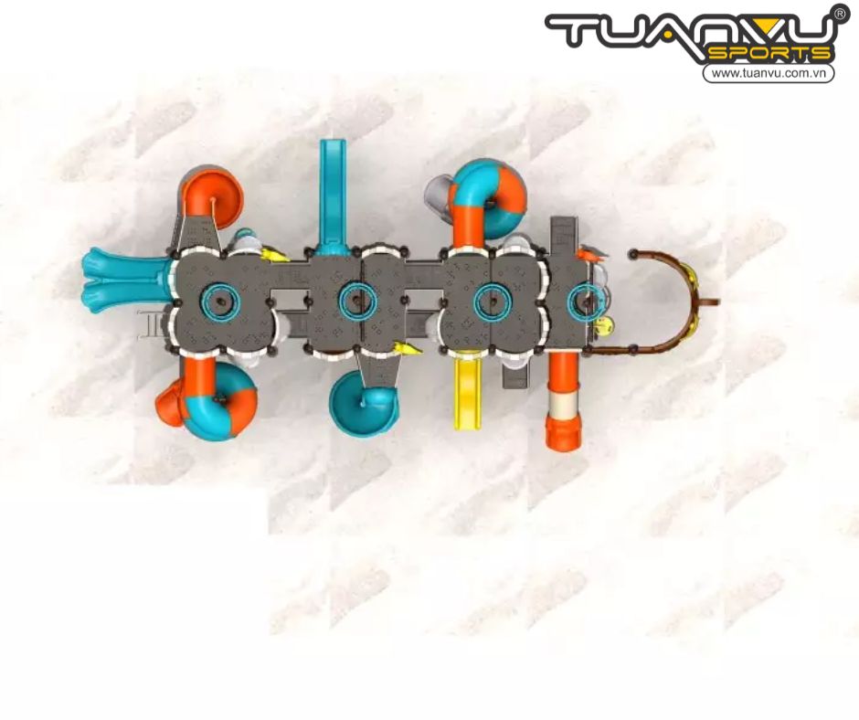 Sân chơi ngoài trời tàu cướp biển KP-HD143