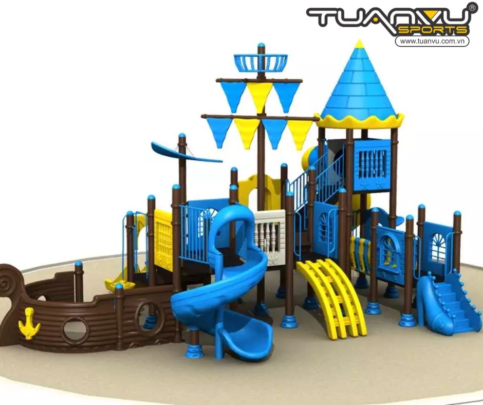 Sân chơi ngoài trời tàu cướp biển KP-HD147