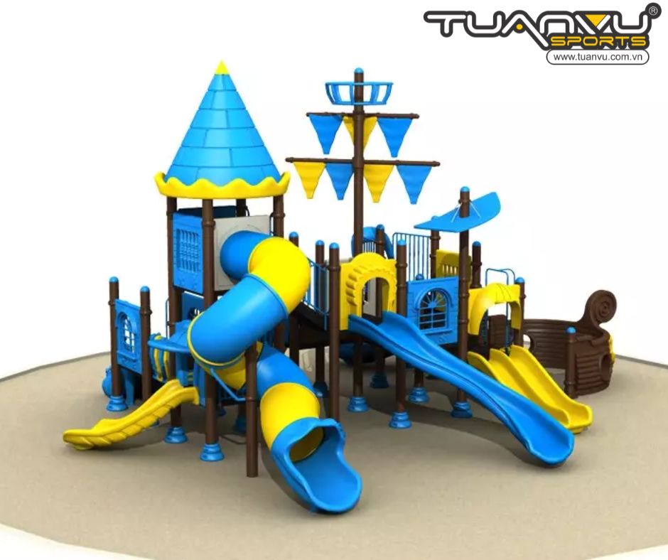 Sân chơi ngoài trời tàu cướp biển KP-HD147