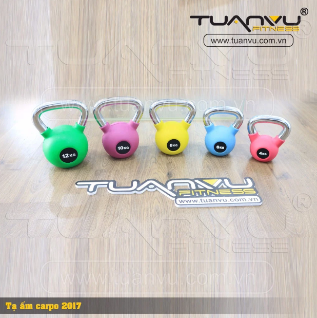 Tạ ấm - Tạ bình vôi bọc cao su Carpo