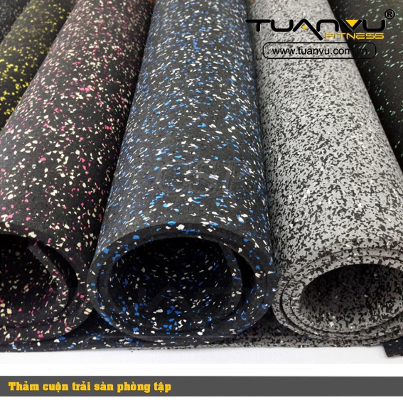 Thảm cao su phòng gym cuộn