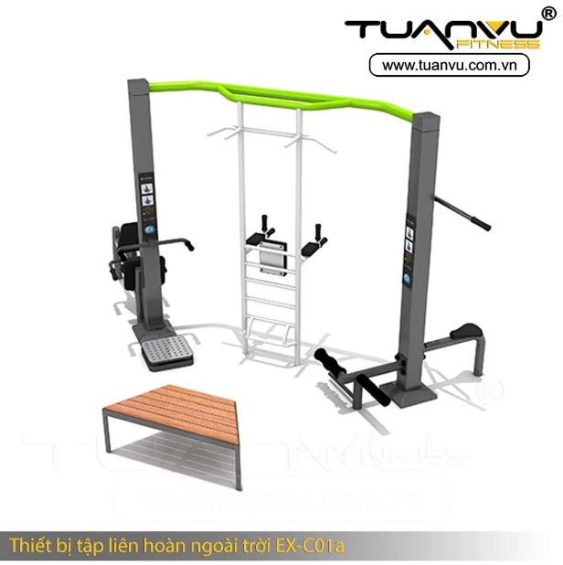 Thiết bị tập liên hoàn ngoài trời EX-C01a