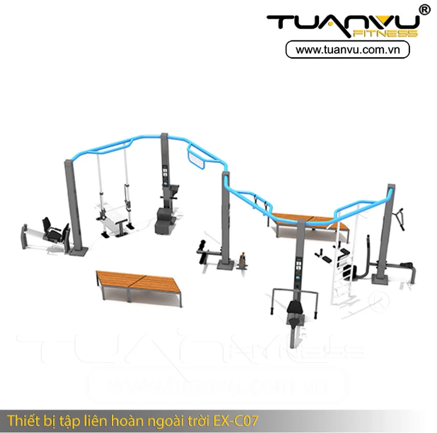 Thiết bị tập liên hoàn ngoài trời EX-C07