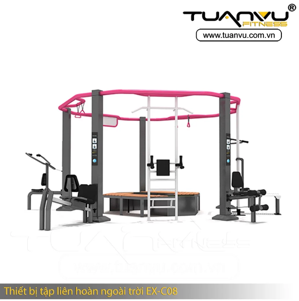 Thiết bị tập liên hoàn ngoài trời EX-C08