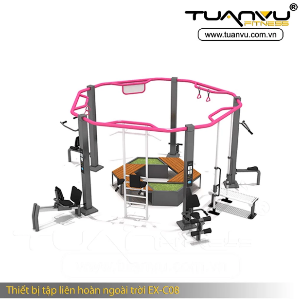 Thiết bị tập liên hoàn ngoài trời EX-C08