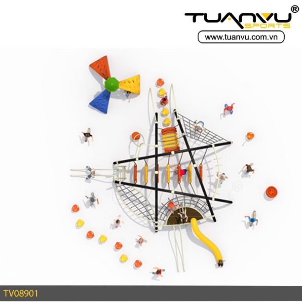 Thiết bị vận động thể chất ngoài trời cho trẻ TV08901