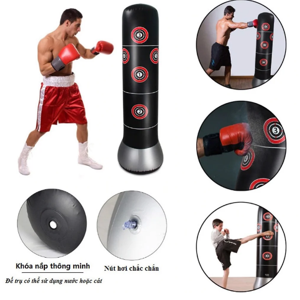Trụ đấm bốc phản xạ tự cân bằng Pure Boxing 1.0 