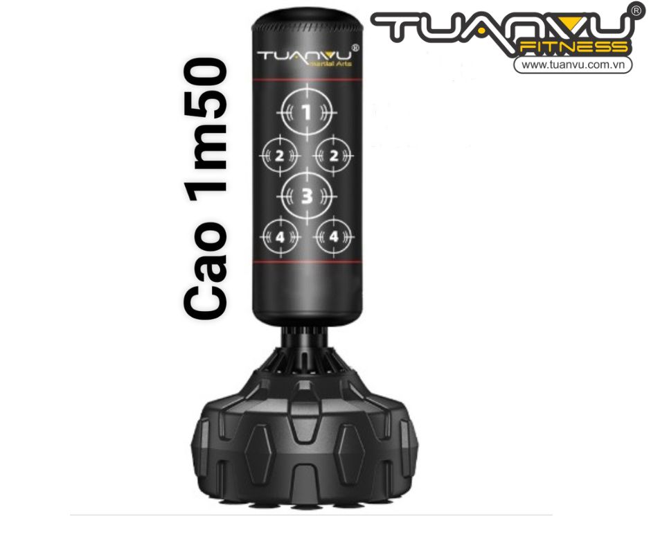 Trụ đấm hít chân không 1m50 Tuấn Vũ