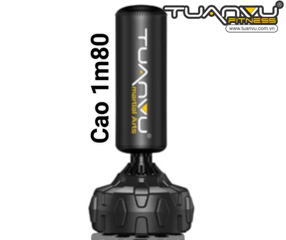 Trụ đấm hít chân không 1m80 Tuấn Vũ