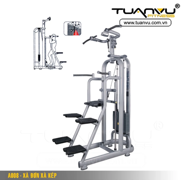 Xà đơn xà kép A008