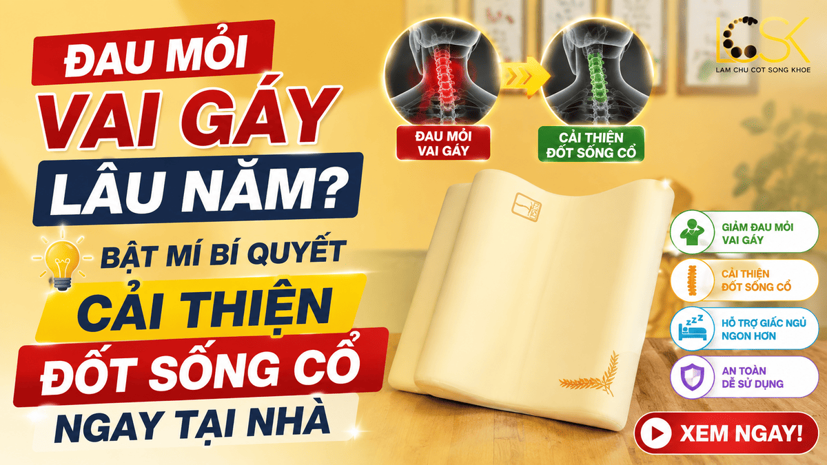 Đau Mỏi Vai Gáy Lâu Năm? Bật Mí Bí Quyết Cải Thiện Đốt Sống Cổ Ngay Tại Nhà