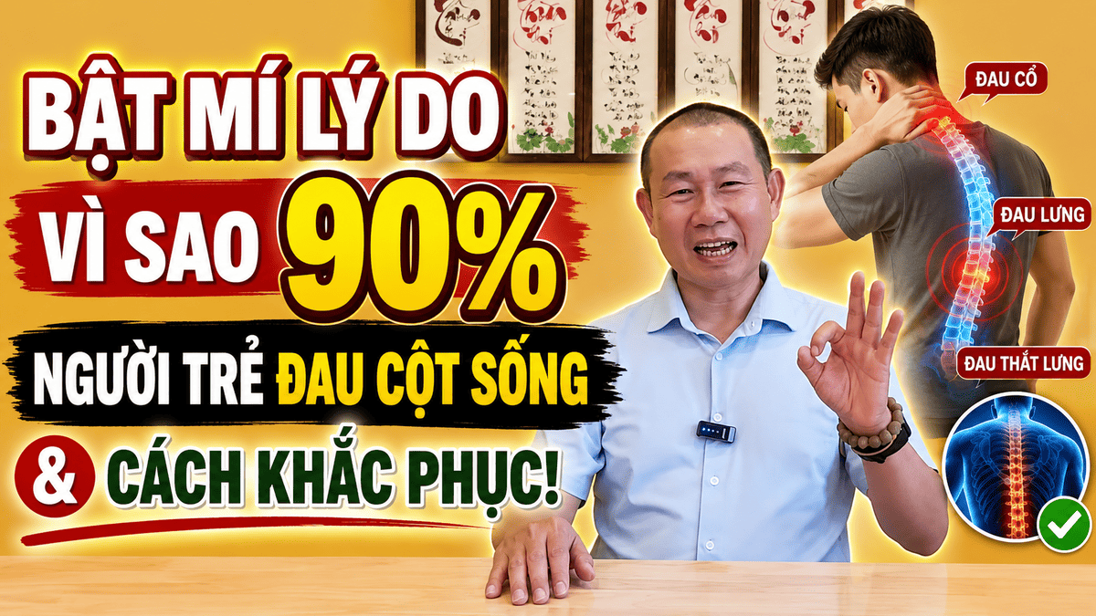 Bật Mí Lý Do Vì Sao 90% Người Trẻ Đau Cột Sống & Cách Khắc Phục!