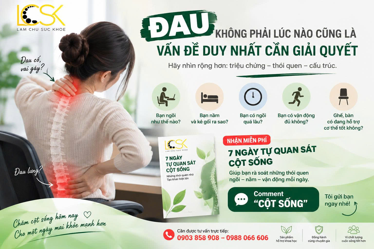 ĐAU KHÔNG PHẢI LÚC NÀO CŨNG LÀ VẤN ĐỀ DUY NHẤT CẦN GIẢI QUYẾT