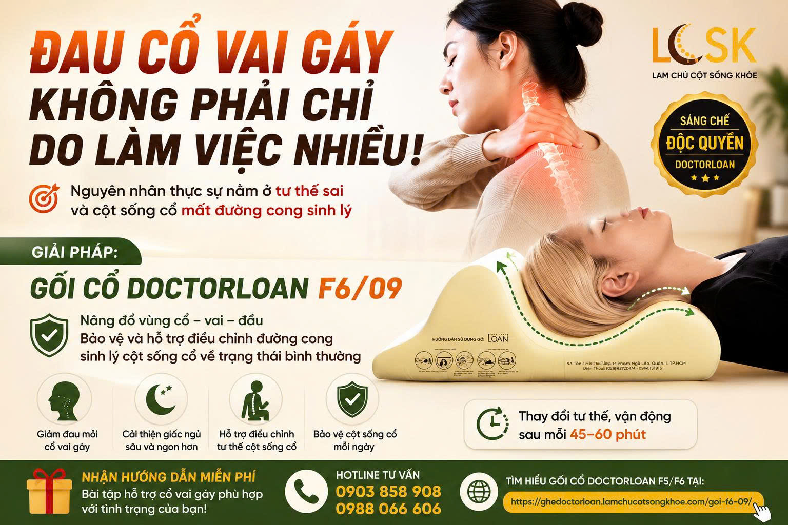 ĐAU CỔ VAI GÁY KHÔNG PHẢI CHỈ DO LÀM VIỆC NHIỀU