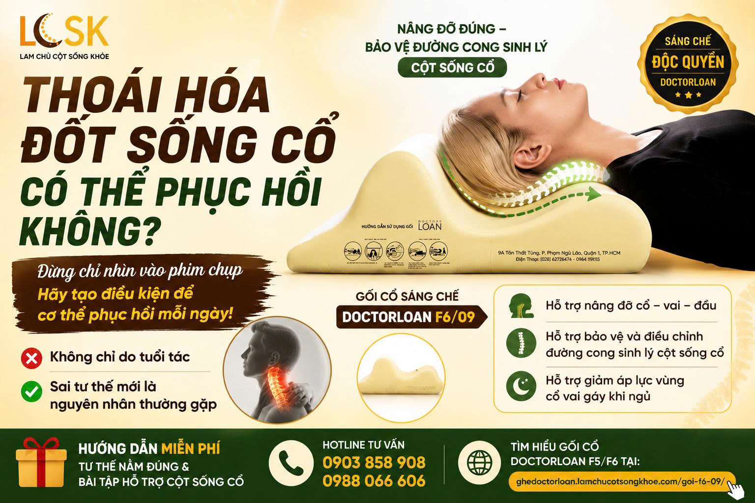 THOÁI HÓA ĐỐT SỐNG CỔ CÓ THỂ PHỤC HỒI KHÔNG?