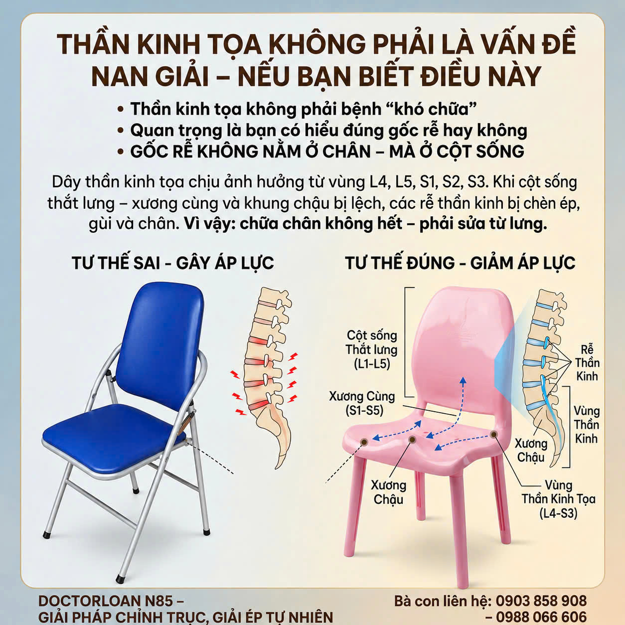 THẦN KINH TỌA KHÔNG PHẢI VẤN ĐỀ NAN GIẢI