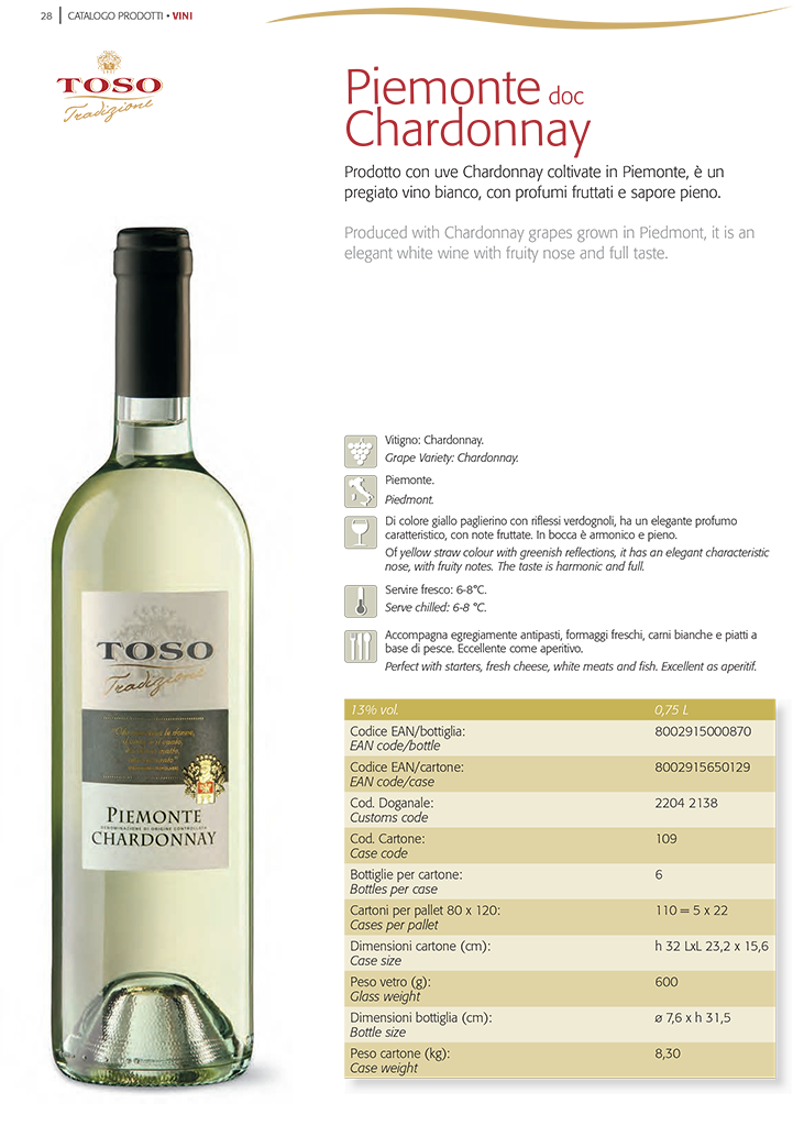 Piemonte doc Chardonnay - 2021