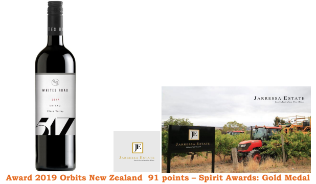 JE6 Whites Road 517- Shiraz 2017