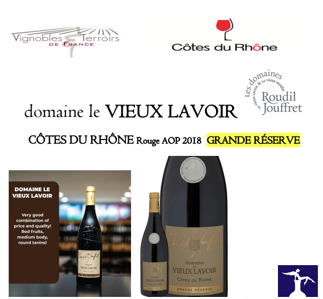 CDR06. Domaine Le VIEUX LAVOIR 2018