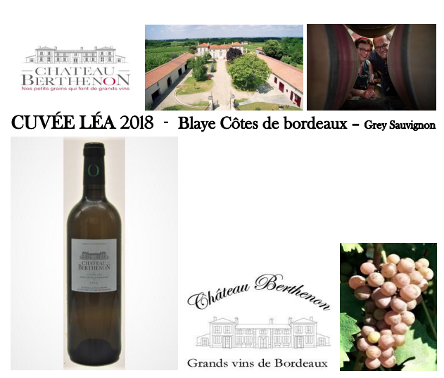 H2-TS. CUVÉE LÉA 2018 Grey Sauvignon