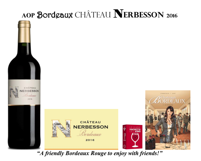 U3 AOP Bordeaux CHÂTEAU NERBESSON 2016