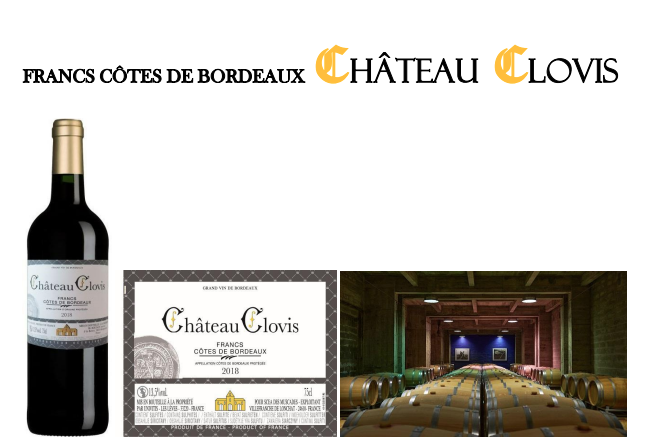 U4-AOP CÔTES DE BORDEAUX Château Clovis 2018
