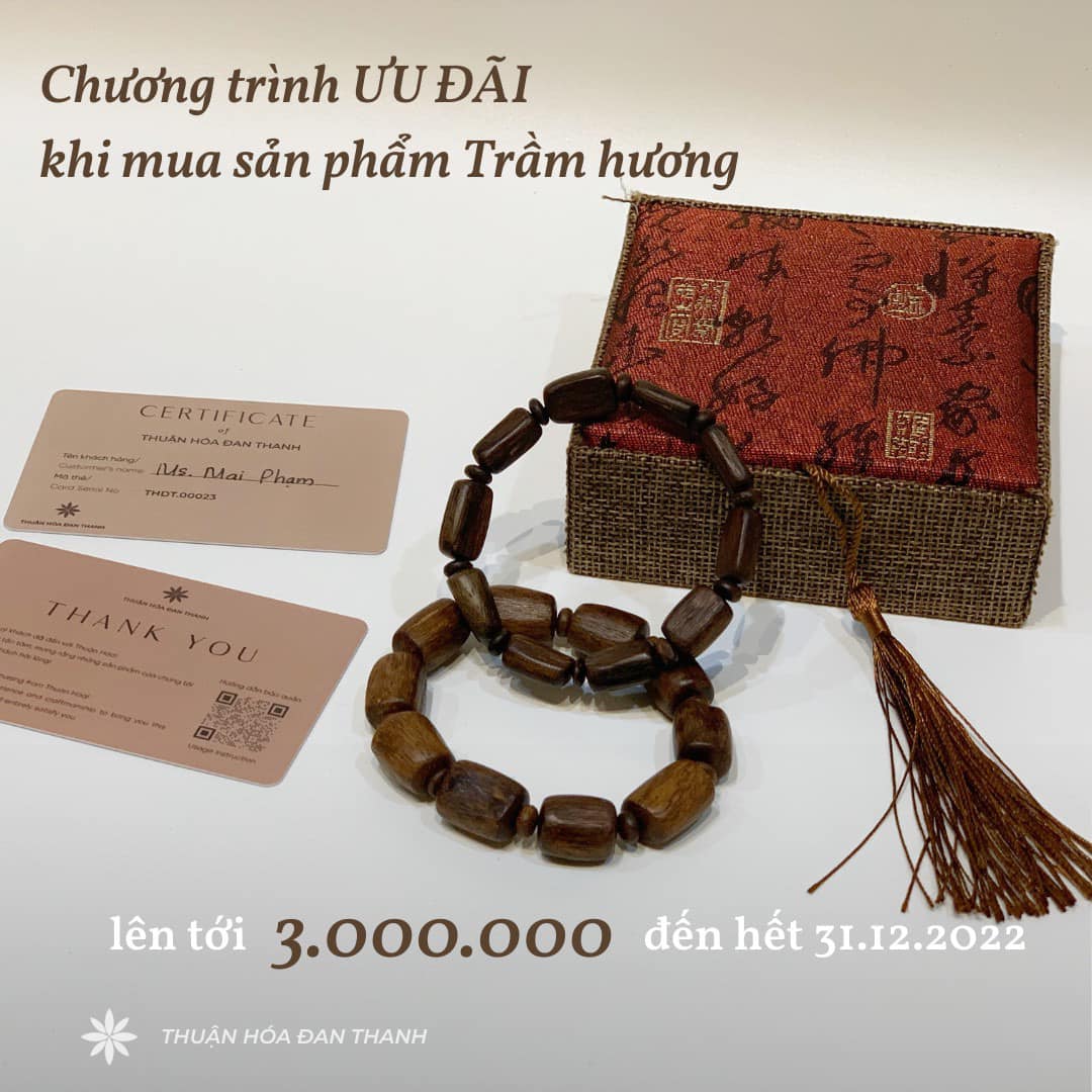 ƯU ĐÃI LỚN CUỐI NĂM!!!! - TRẦM HƯƠNG - MÓN QUÀ MANG AN YÊN, VƯỢNG KHÍ - THAY LỜI TRI TÂM