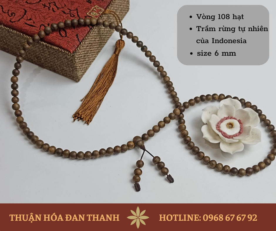 CHUỖI 108 HẠT TRẦM