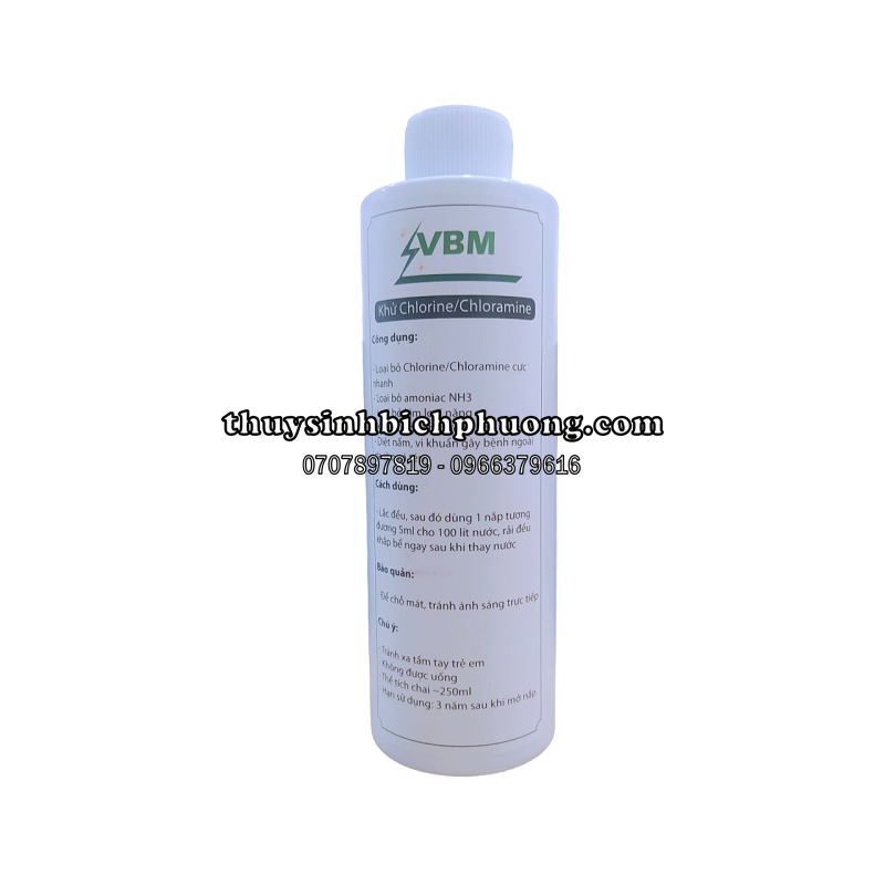 VBM KHỬ CHLORINE / CHLORAMIN - KHỬ ĐỘC NƯỚC, KIM LOẠI NẶNG