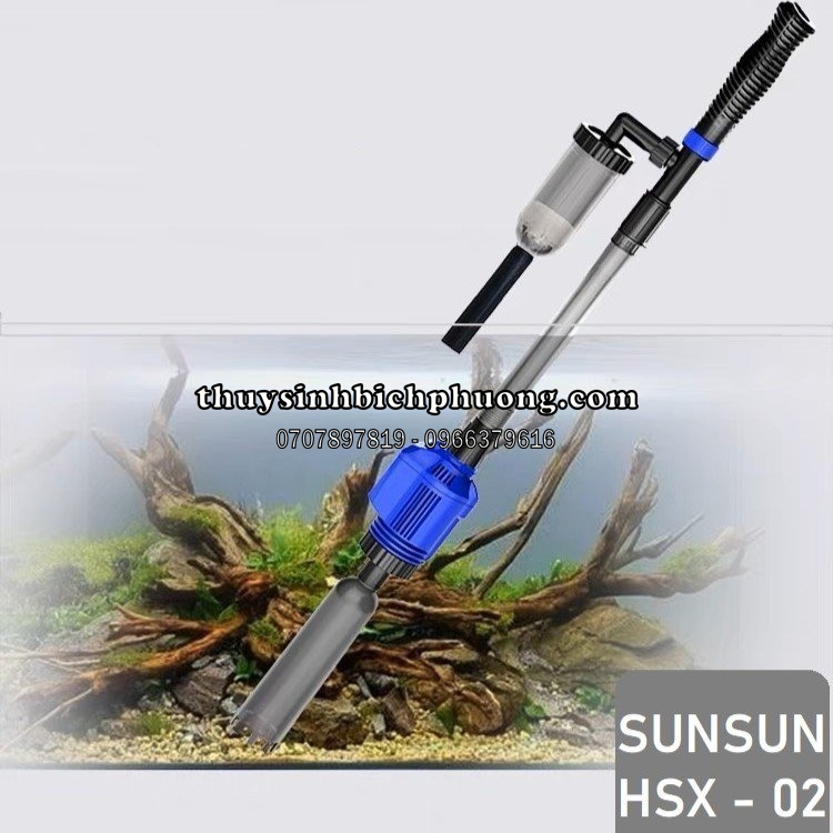 SUNSUN HXS-02 - BỘ HÚT CẶN VỆ SINH NỀN HÚT ĐÁY