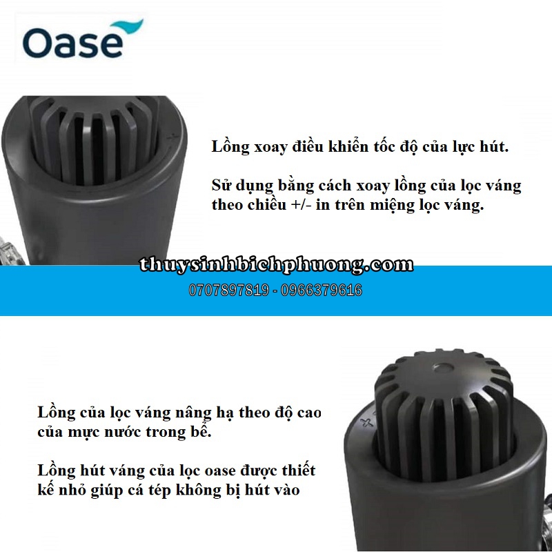 OASE CRYSTALSKIM SURFACE SKIMMER 350 | 600 - LỌC VÁNG CAO CẤP