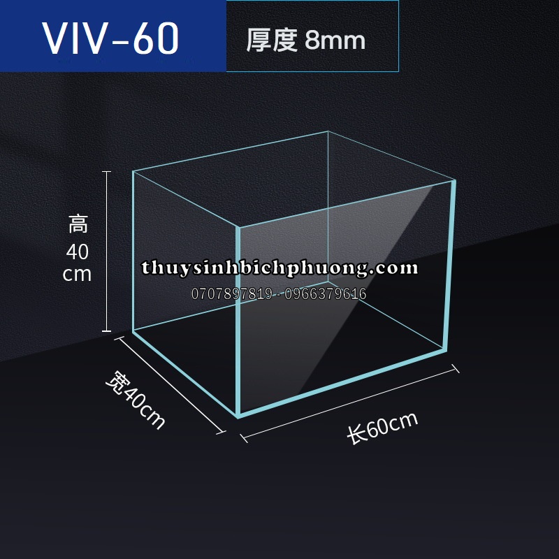 HỒ KÍNH VIV ULTRA CLEAR NHẬP KHẨU