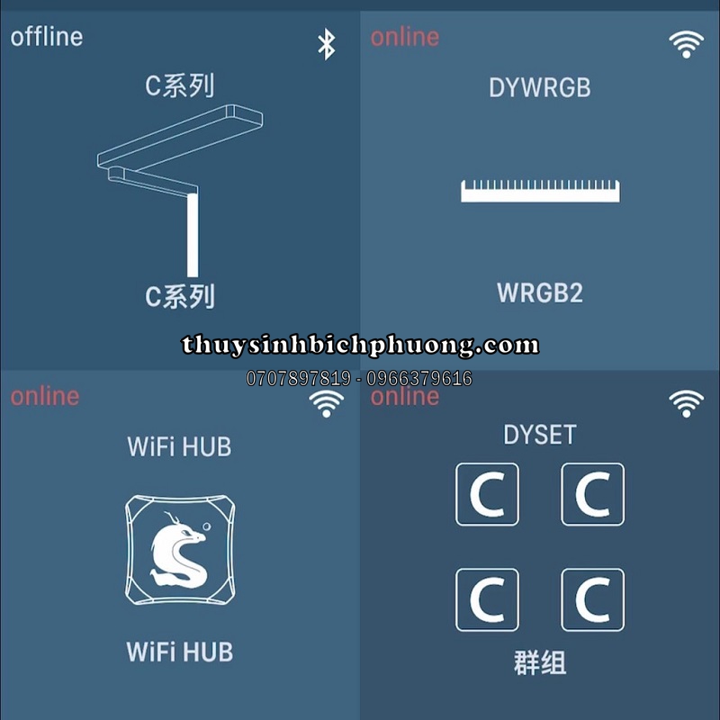 CHIHIROS WIFI HUB - BỘ KẾT NỔI ĐIỀU KHIỂN CÁC THIẾT BỊ CHIHIROS QUA WIFI