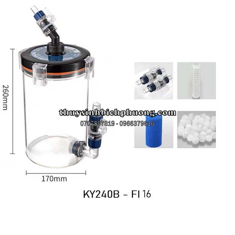 LỌC PHỤ MARINE KY200B | KY240B TRONG SUỐT