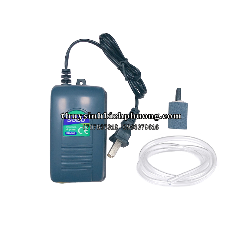 SOBO - Silent Air Pump (SB-1102)  Máy bơm sủi Oxy cho hồ cá thủy