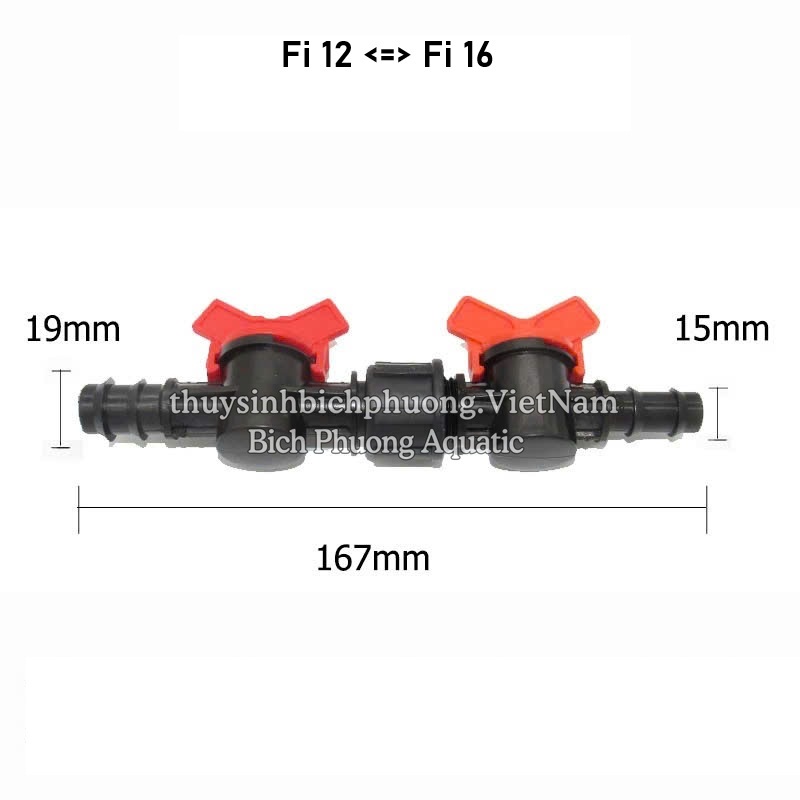 VAN KHÓA NHANH – KHỚP NỐI NHANH ỐNG NƯỚC  (DOUBLE TAB)