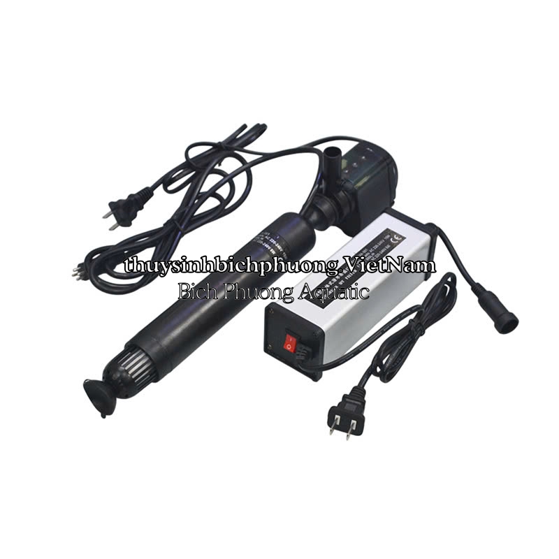 ĐÈN UV SOBO CÓ BƠM - DIỆT KHUẨN VÀ RÊU TẢO HẠI