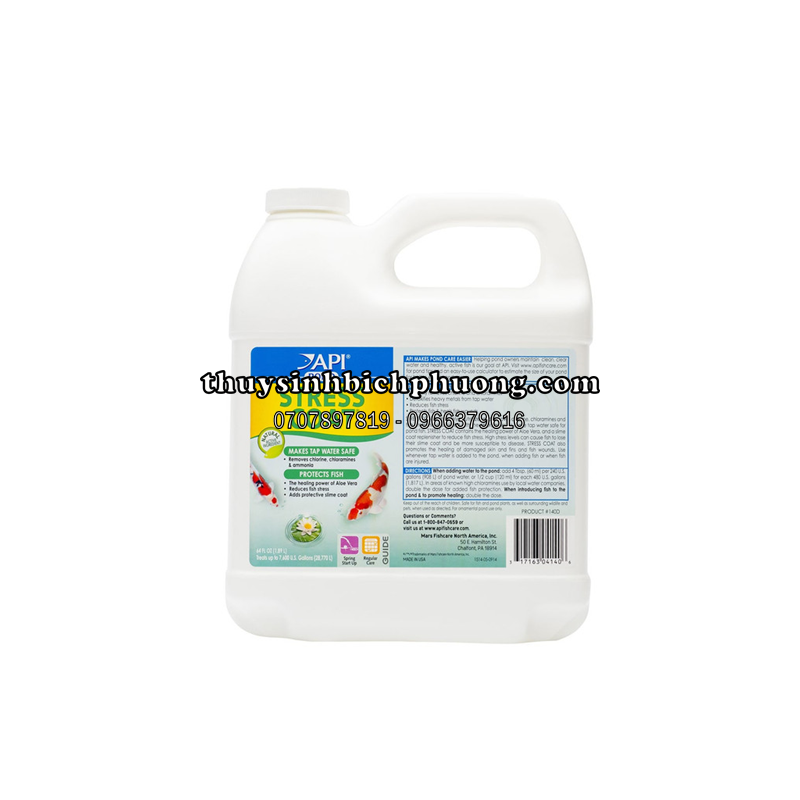API POND STRESS COAT - GIẢM STRESS, GIÚP CÁ SUNG, ĂN MẠNH