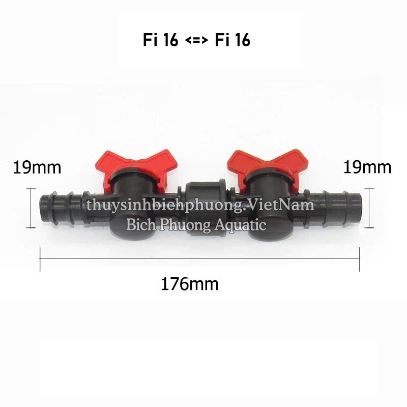 VAN KHÓA NHANH – KHỚP NỐI NHANH ỐNG NƯỚC  (DOUBLE TAB)
