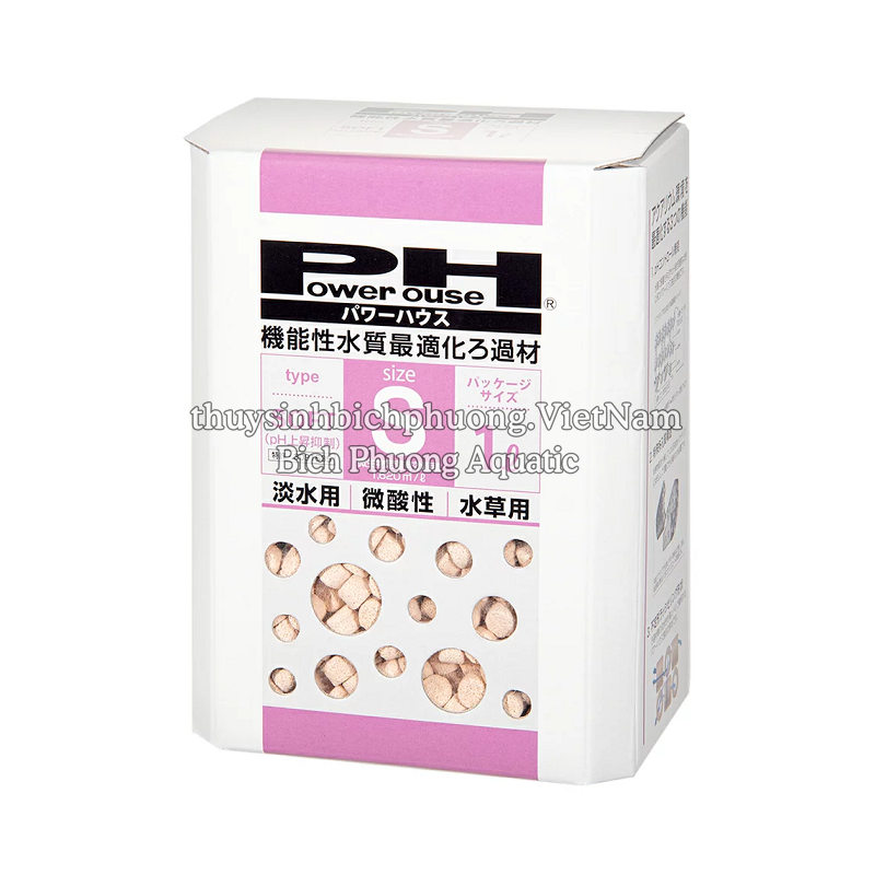 POWER HOUSE SOFT TYPE SIZE S - VẬT LIỆU LỌC GIẢM pH CAO CẤP