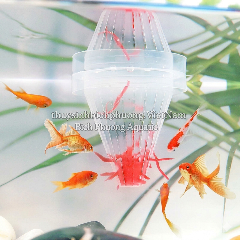 PHỄU NHỰA ĐỰNG TRÙN CHỈ, TRÙN HUYẾT
